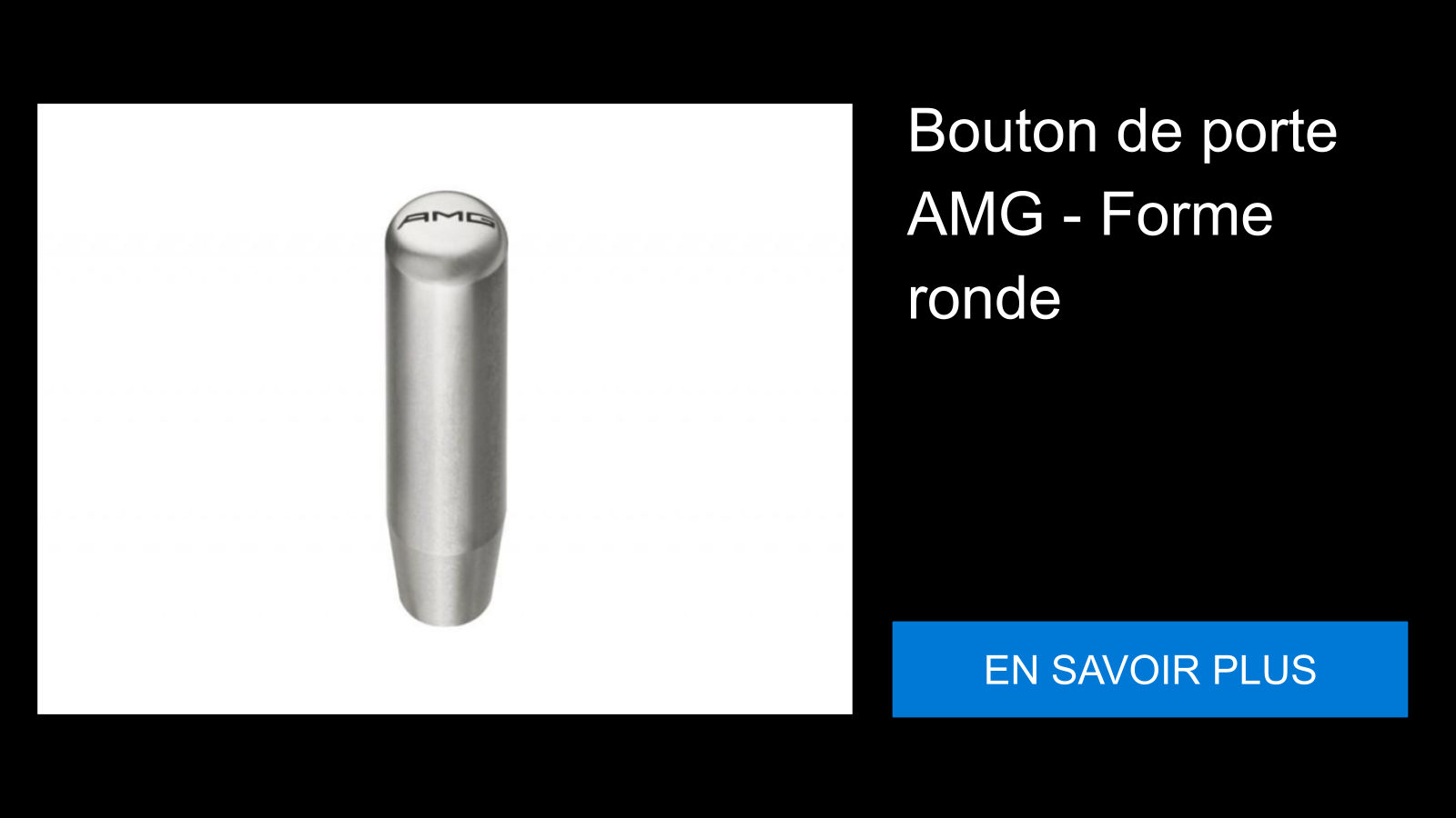 Bouton de porte AMG - Forme ronde
